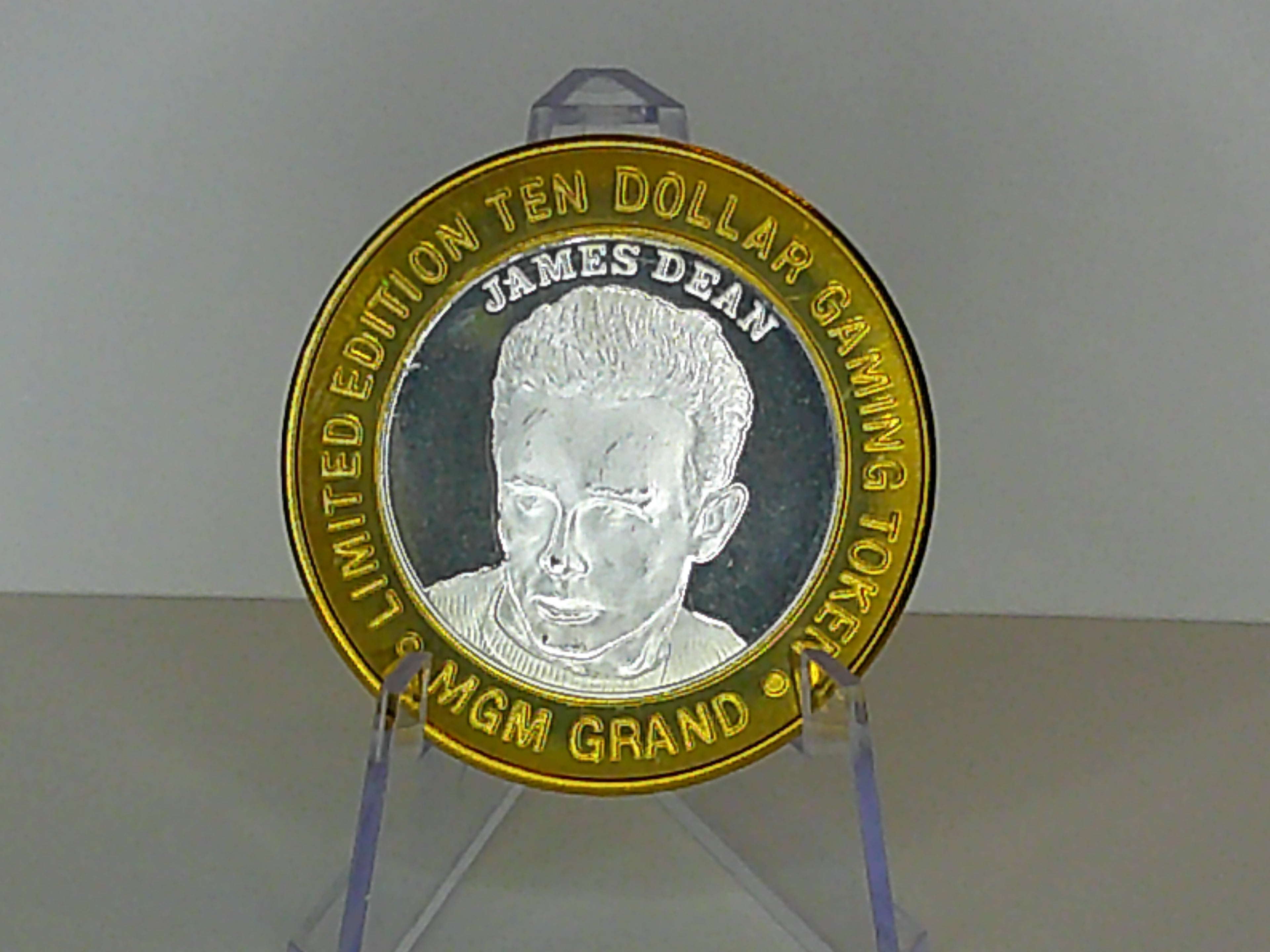 MGM Grand $10 Gaming Token (James Dean)