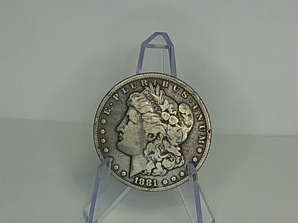 1881-CC Morgan Silver Dollar