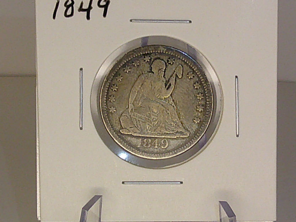 1849 Seated Liberty Quarter