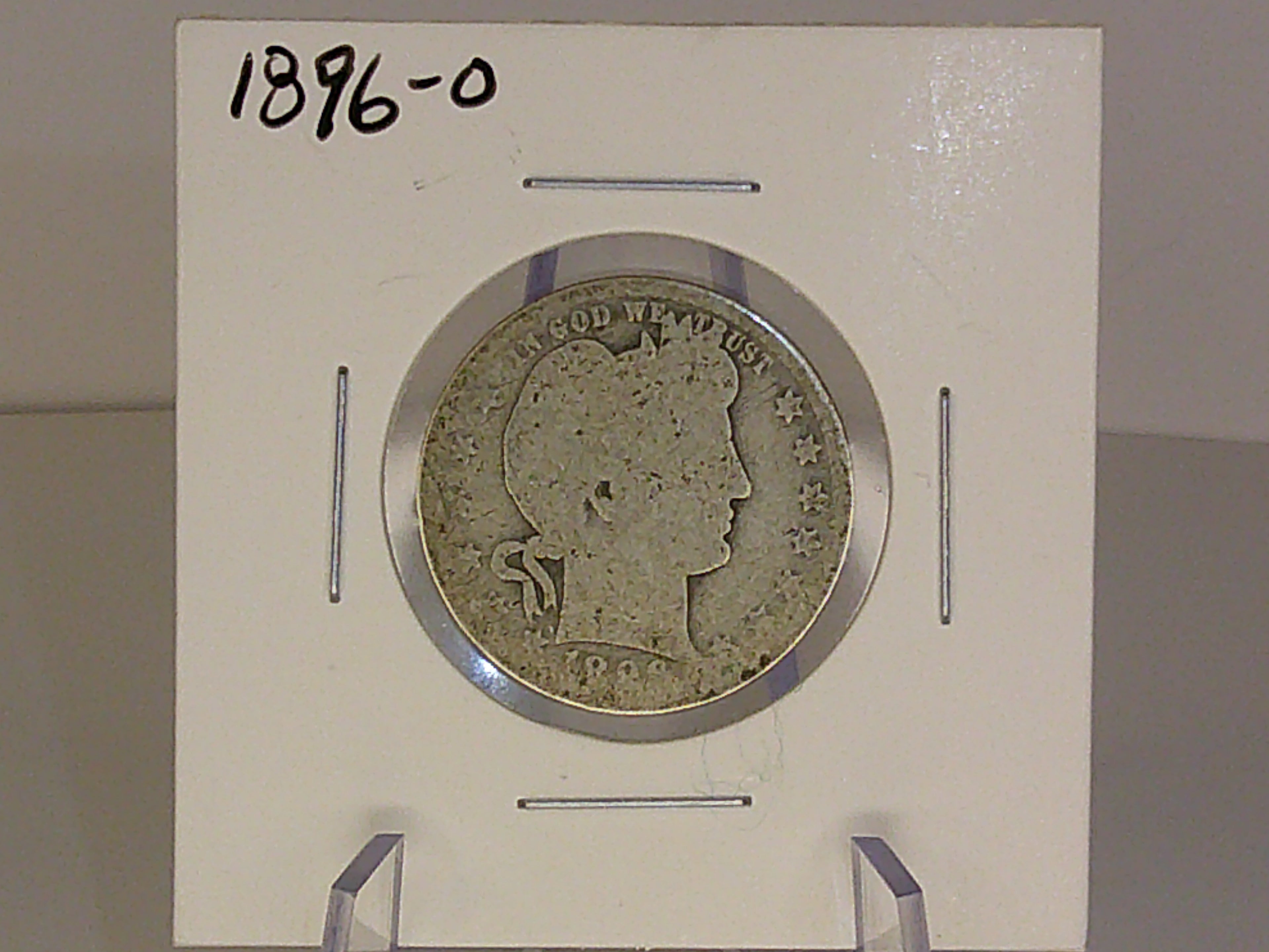 1896 - O Barber Quarter