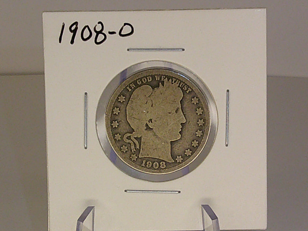 1908-O Barber Quarter