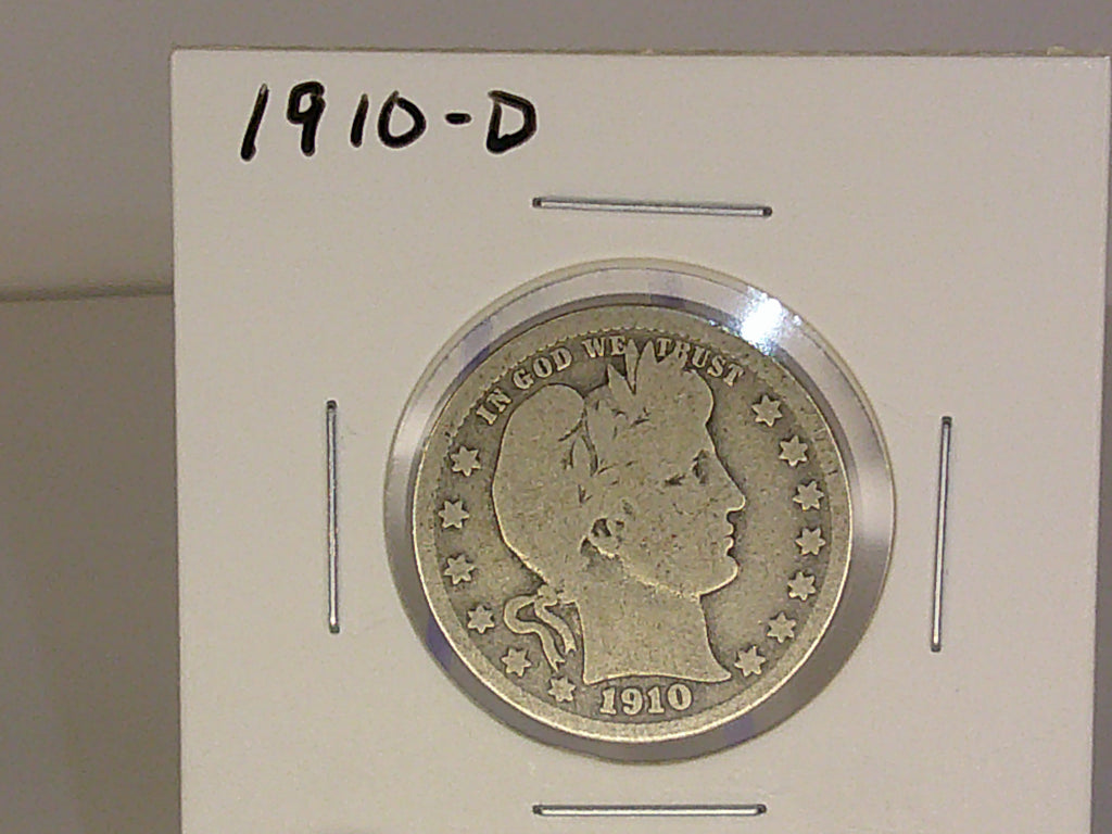 1910-D Barber Quarter