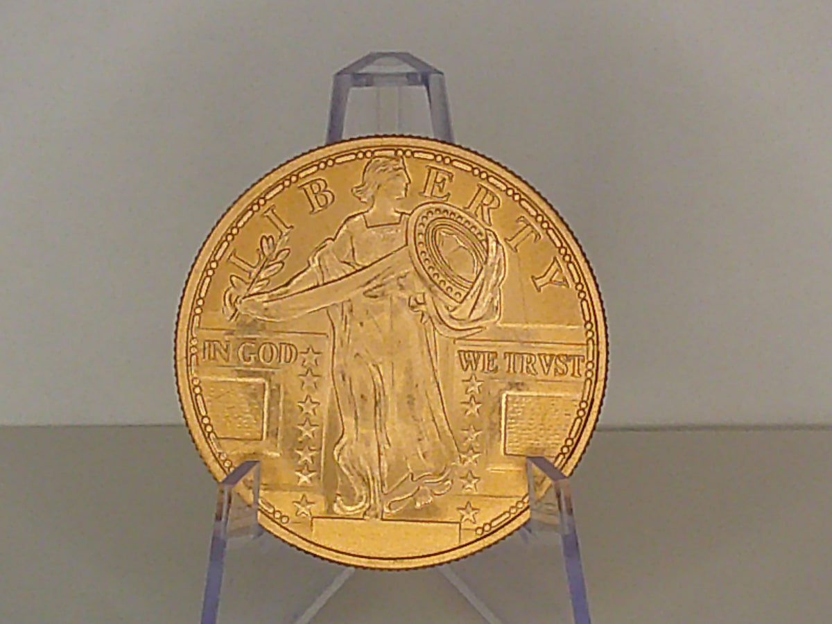 Standing Liberty 1oz AVDP 999 Copper Round