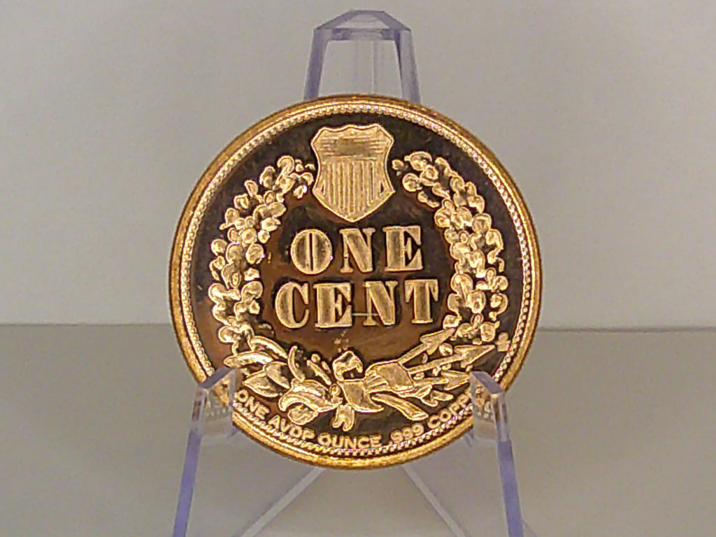 Indian Head 1oz AVDP 999 Copper