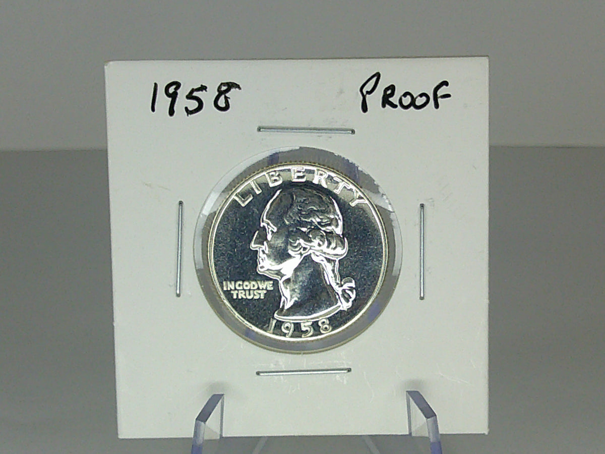 1958 Washington Quarter Proof