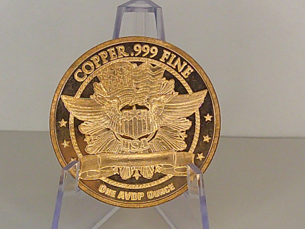 Statue of Liberty 1oz AVDP 999 Copper
