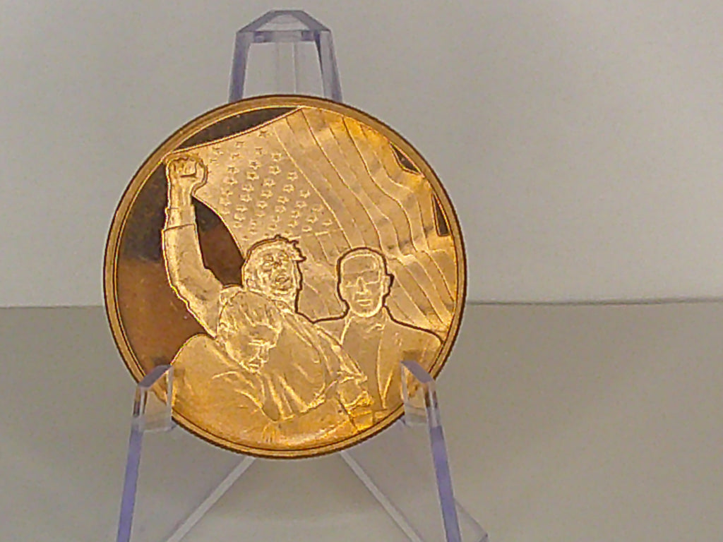 Trump Fight 1oz AVDP 999 Copper Round