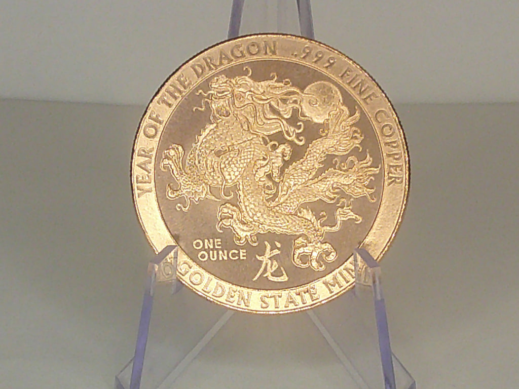 Year of the Dragon 1oz 999 Copper