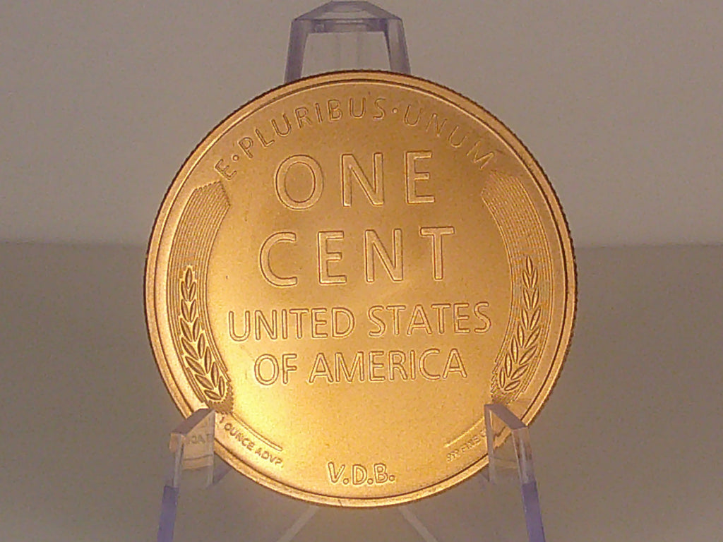 1oz AVDP 999 Copper 1909 S VDB Replica