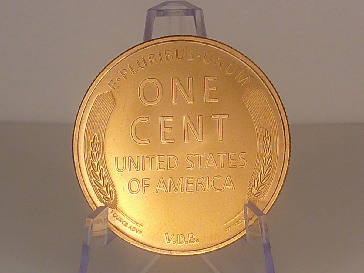 1oz AVDP 999 Copper 1909 S VDB Replica