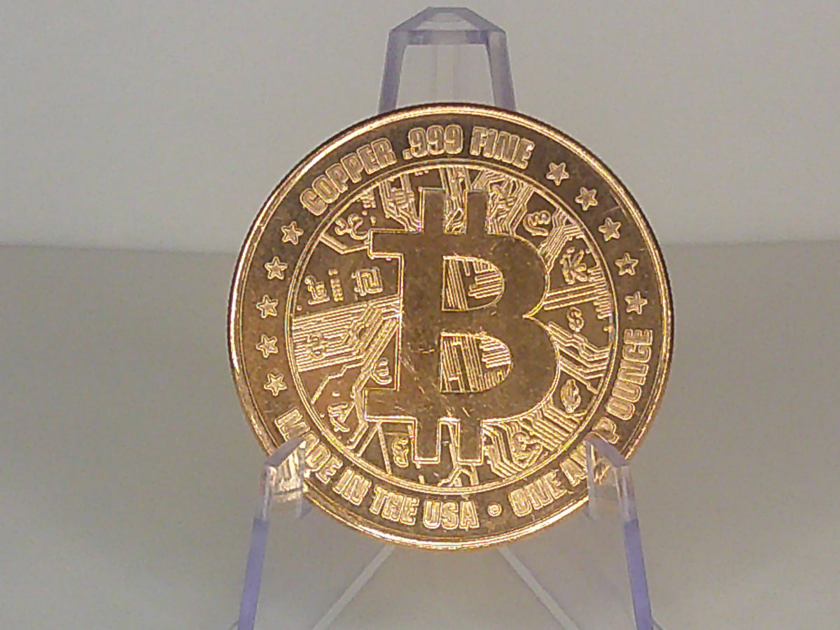 1oz AVDP 999 Copper Bitcoin