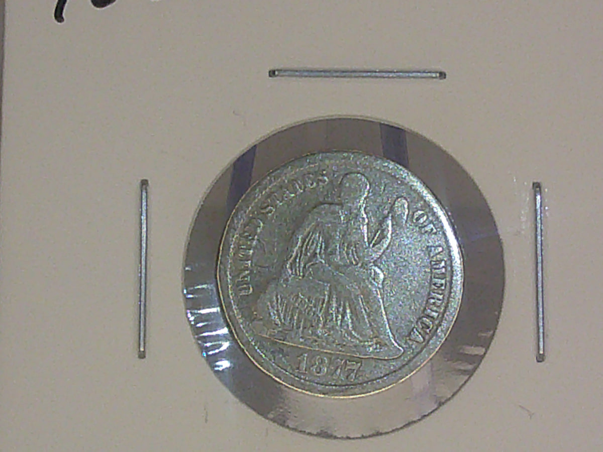 1877 Seated Liberty Dime