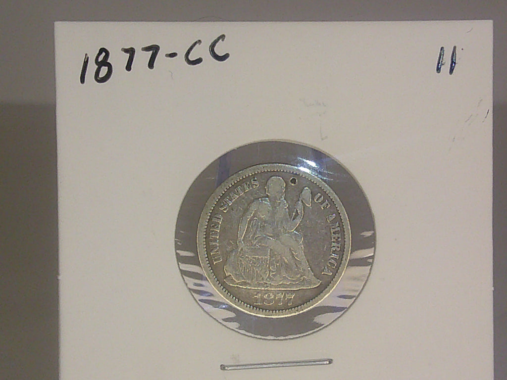 1877-CC Seated Liberty Dime