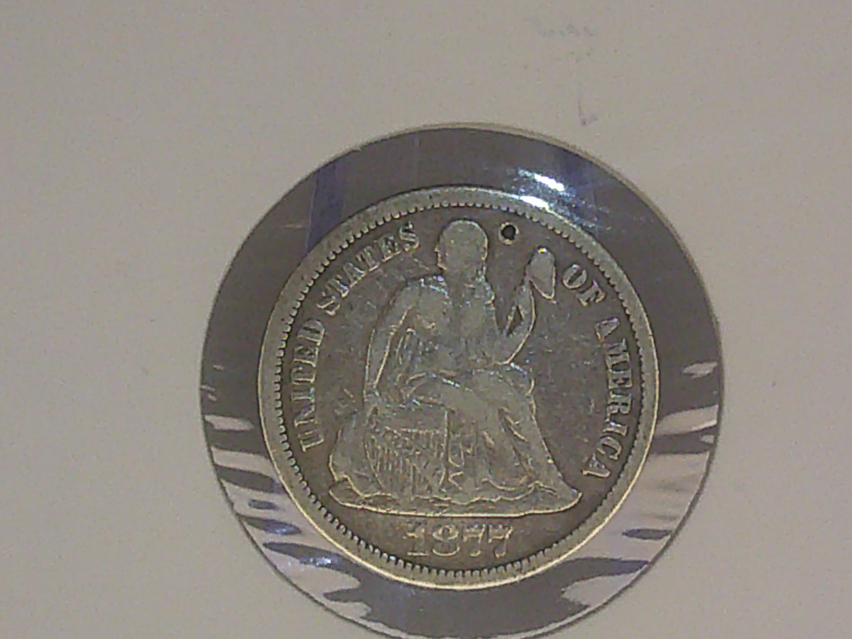 1877-CC Seated Liberty Dime
