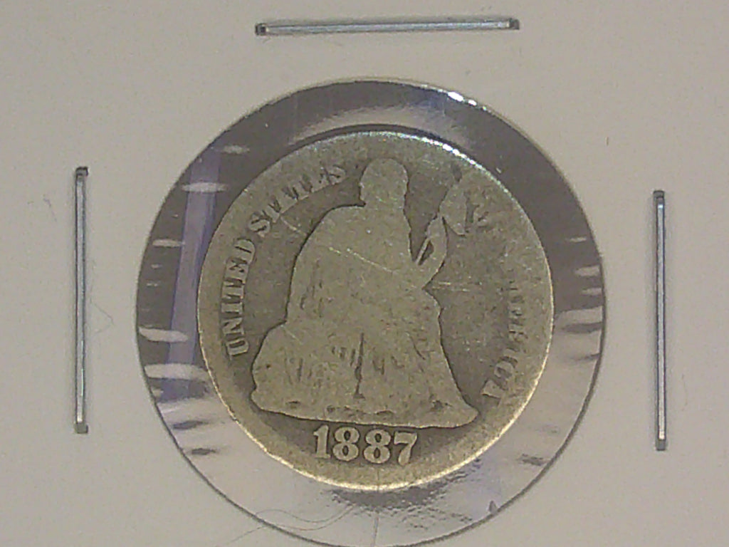 1887-S Seated Liberty Dime