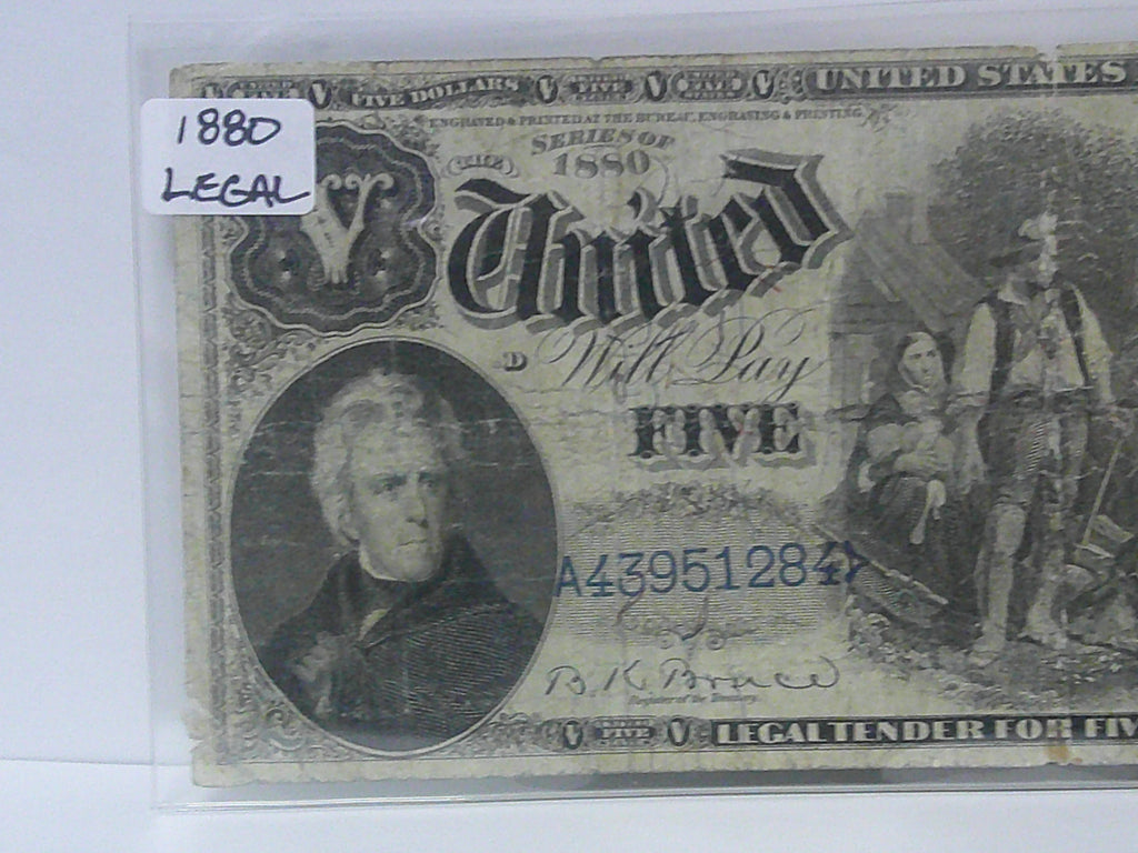 1880 $5 Note