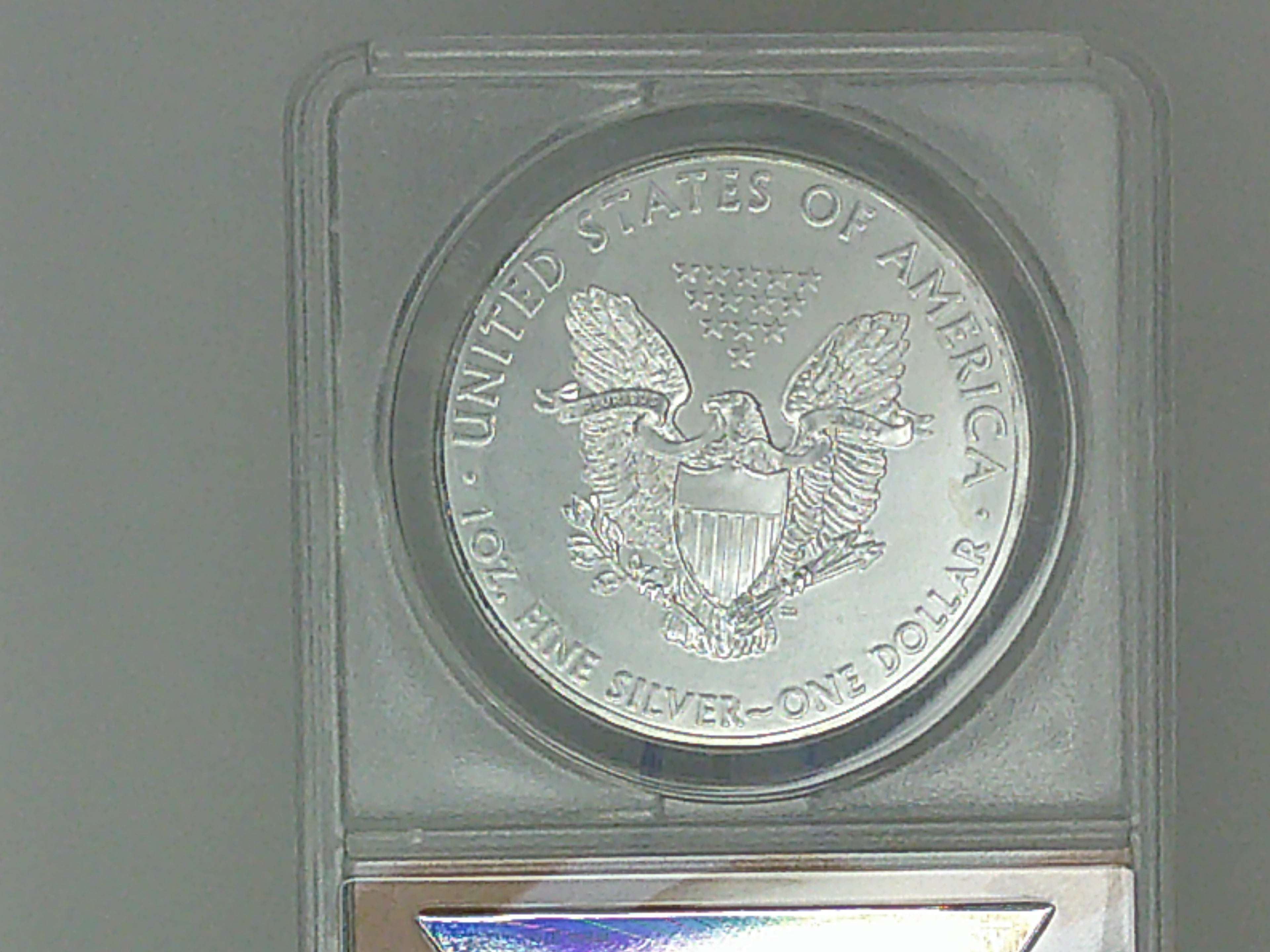 2012 American Silver Eagle ANACS MS70
