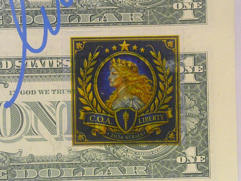 Semiquincentennial $1 Uncut sheet Eagle Print