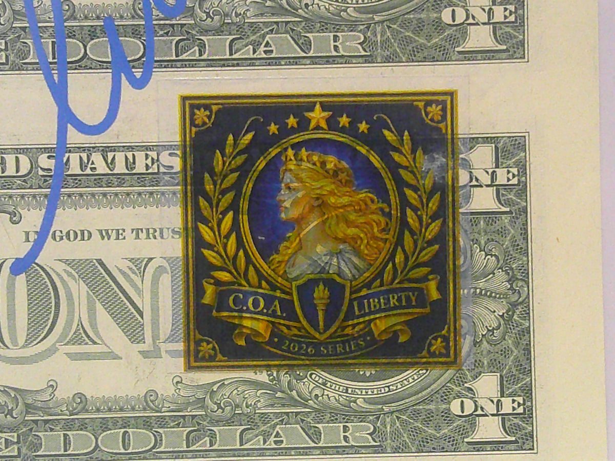 Semiquincentennial $1 Uncut sheet Eagle Print