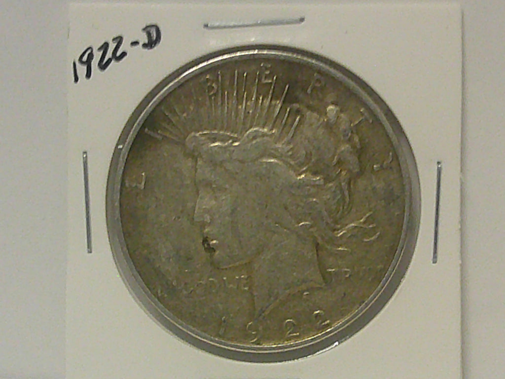 1922-D Peace Silver Dollar