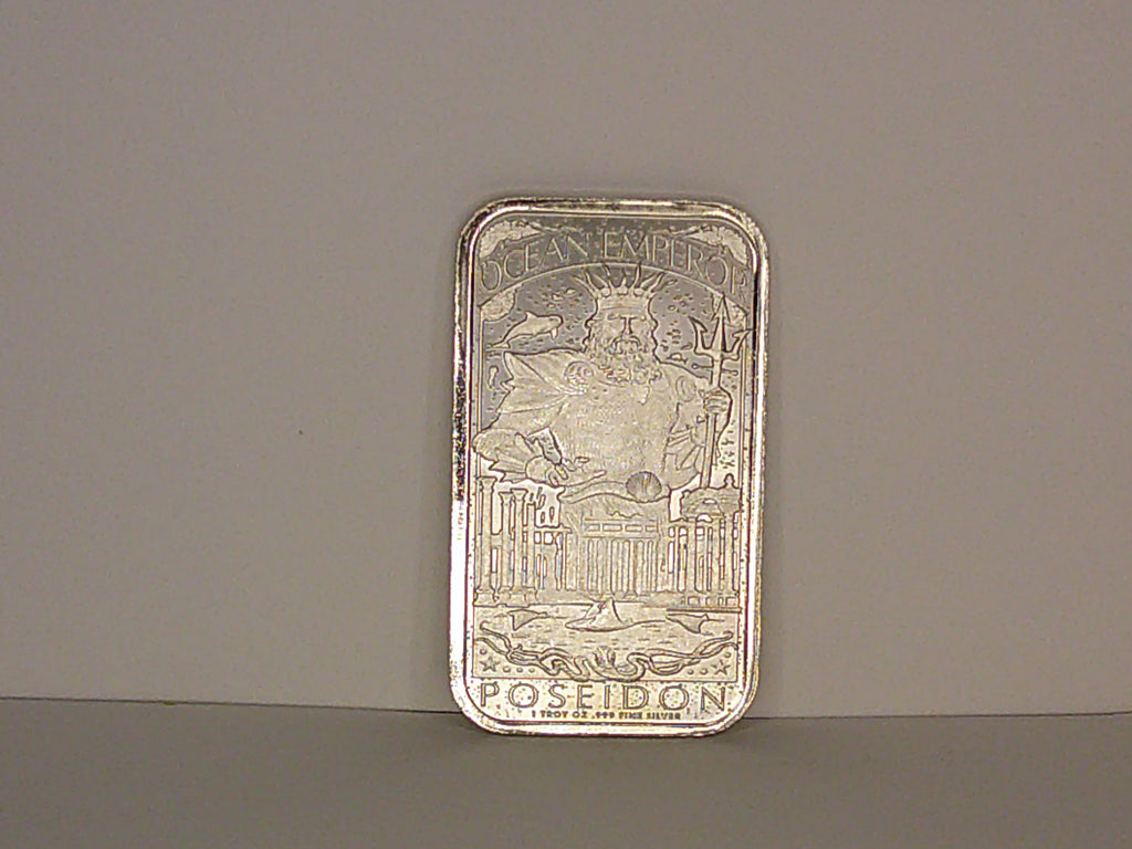 Poseidon Ocean Emperor 1oz .999 Silver Bar