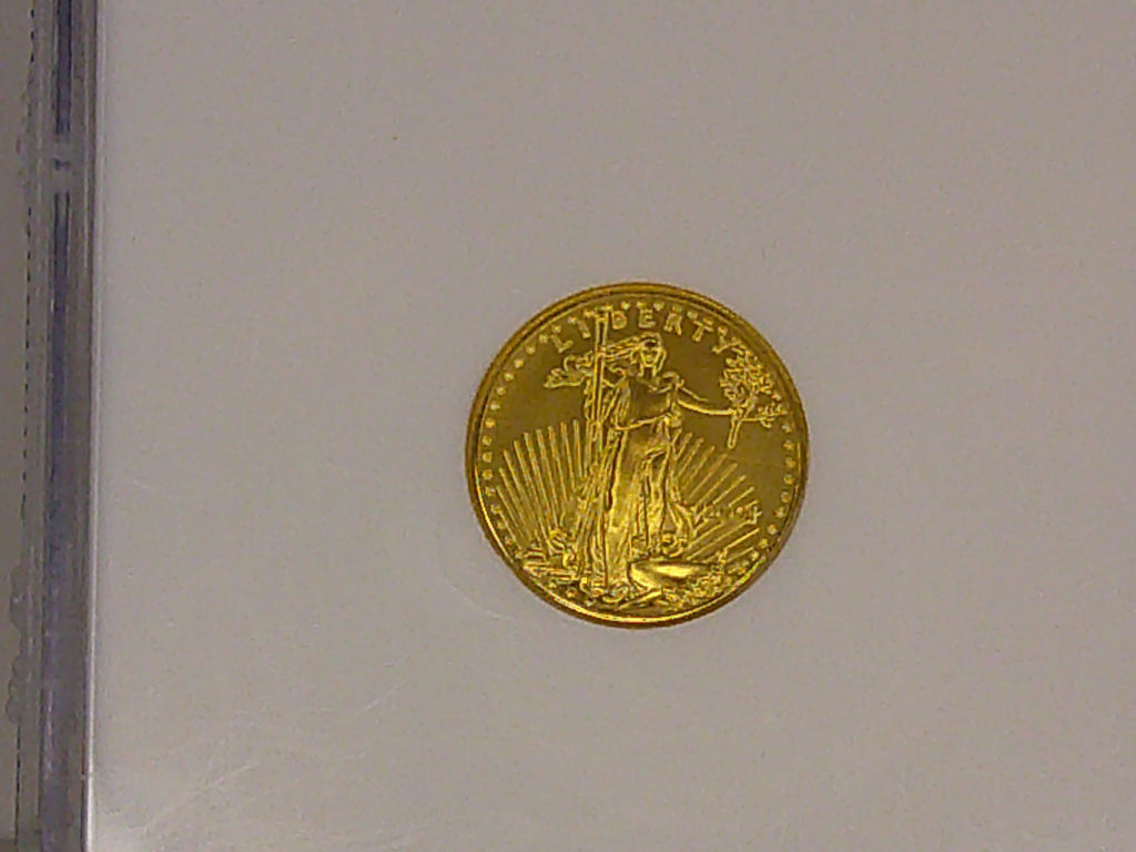 2001 $5 Gold Eagle NGC MS70