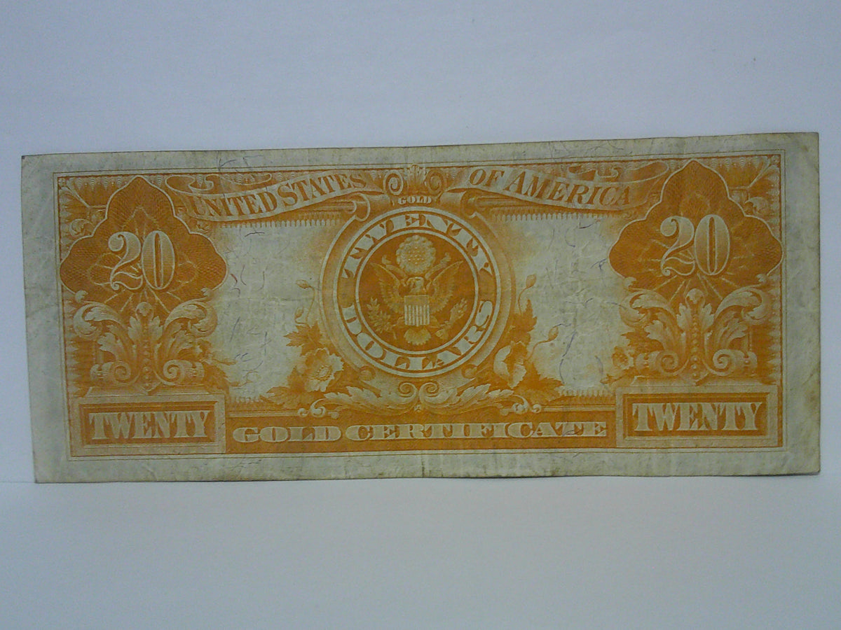1922 $20 Gold Certificate