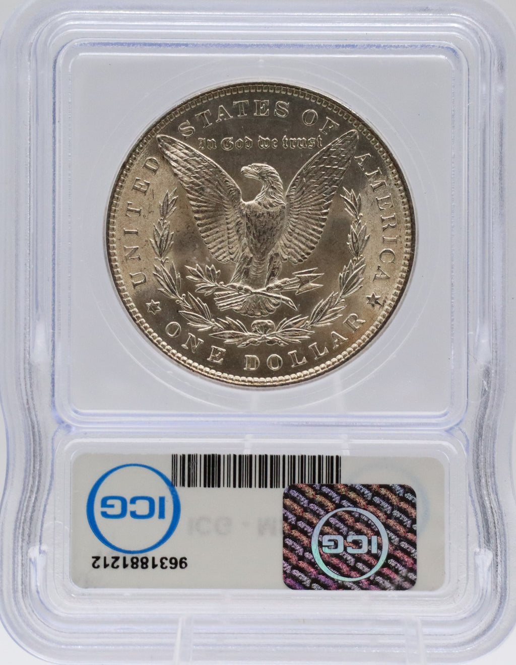1886 Morgan Silver Dollar ICG MS63