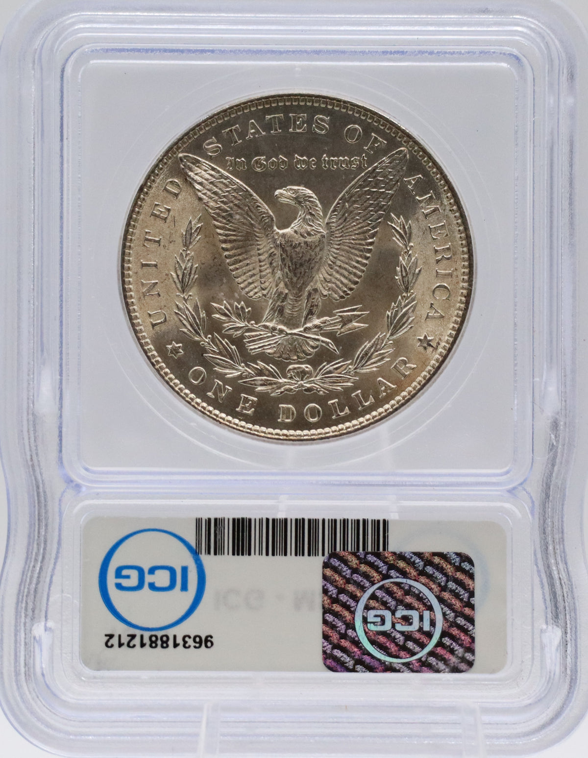 1886 Morgan Silver Dollar ICG MS63