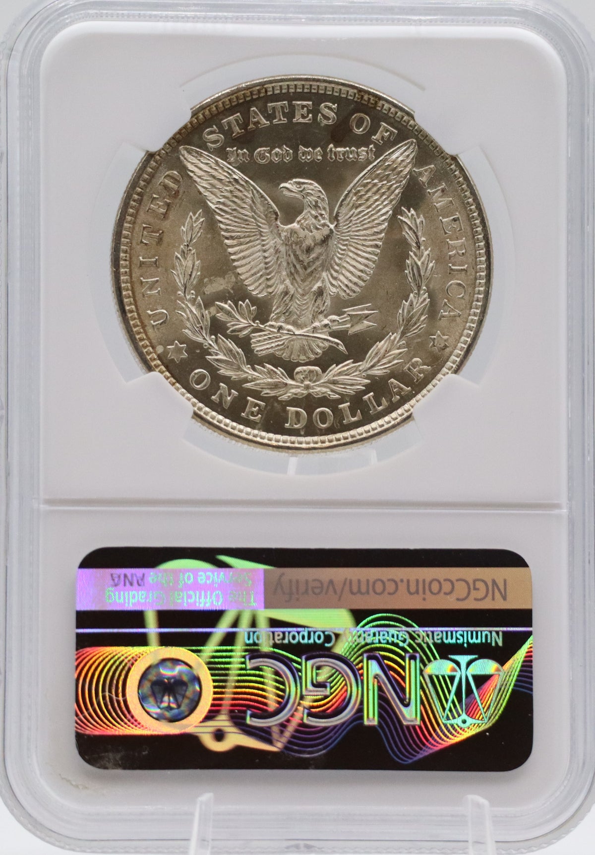1921 Morgan Silver Dollar NGC MS62