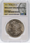1921 Morgan Silver Dollar NGC BU