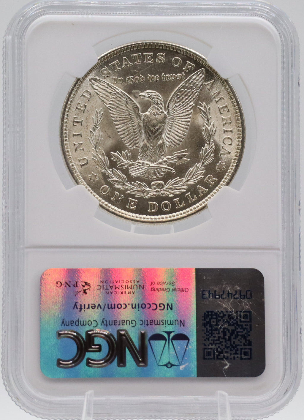 1921 Morgan Silver Dollar NGC BU