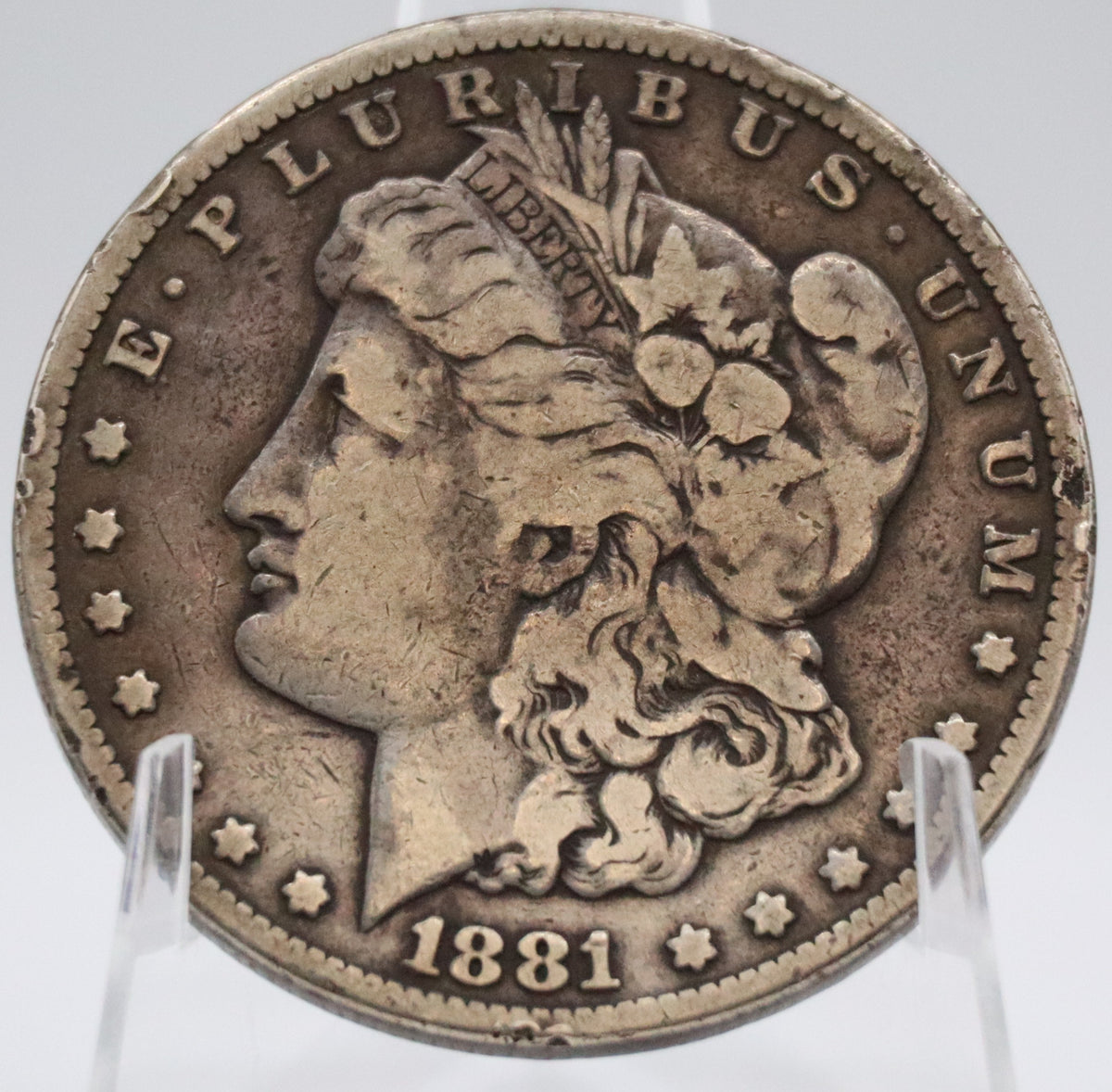 1881-CC Morgan Silver Dollar