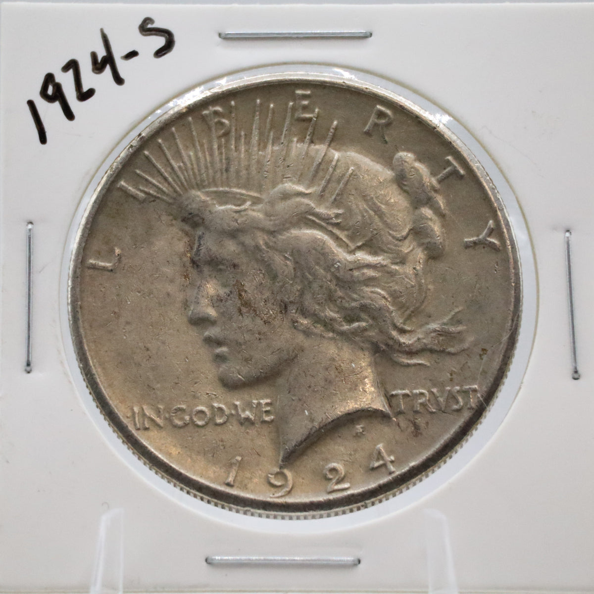 1924-S Peace Silver Dollar