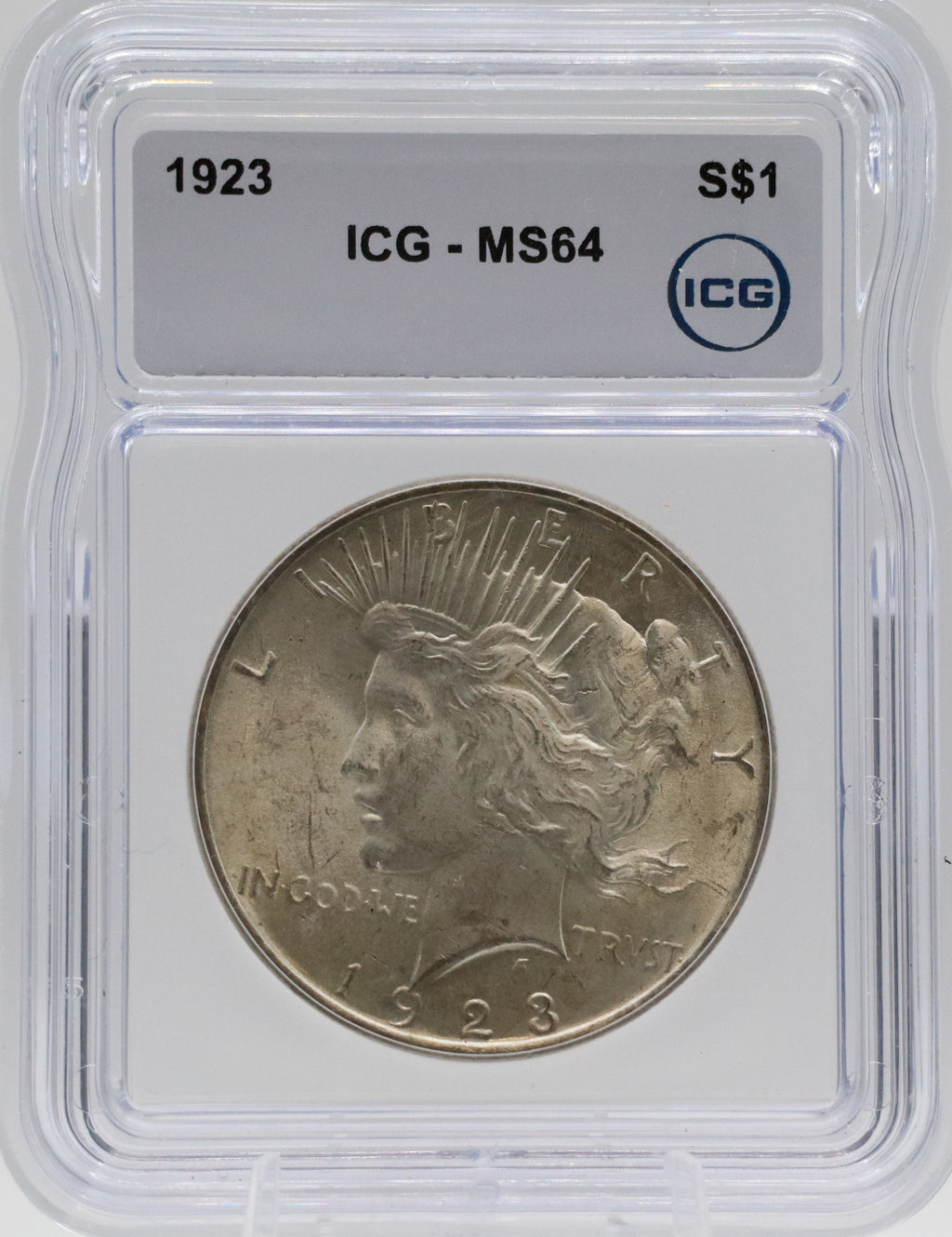 1923 Peace Silver Dollar ICG MS64