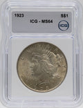 1923 Peace Silver Dollar ICG MS64