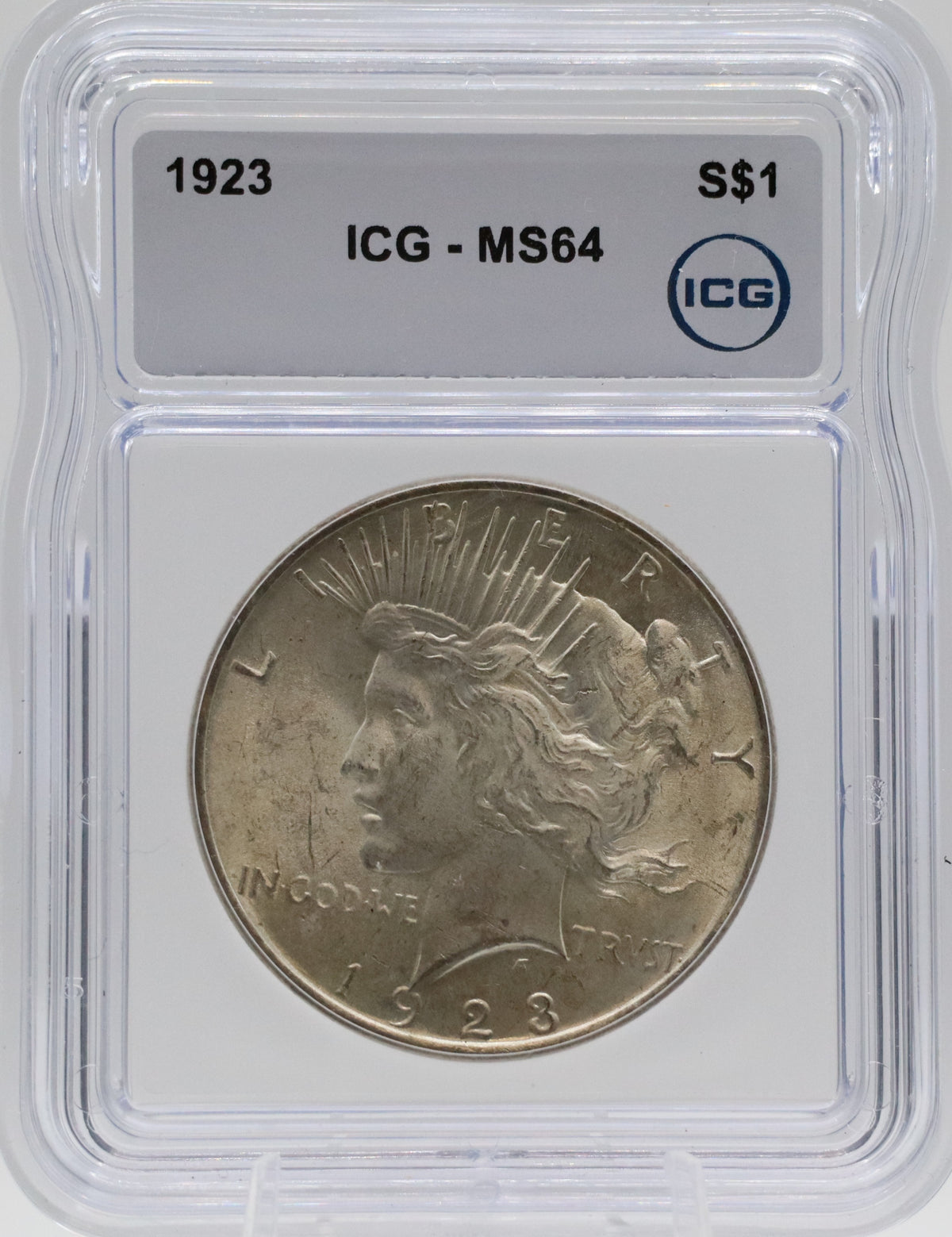 1923 Peace Silver Dollar ICG MS64
