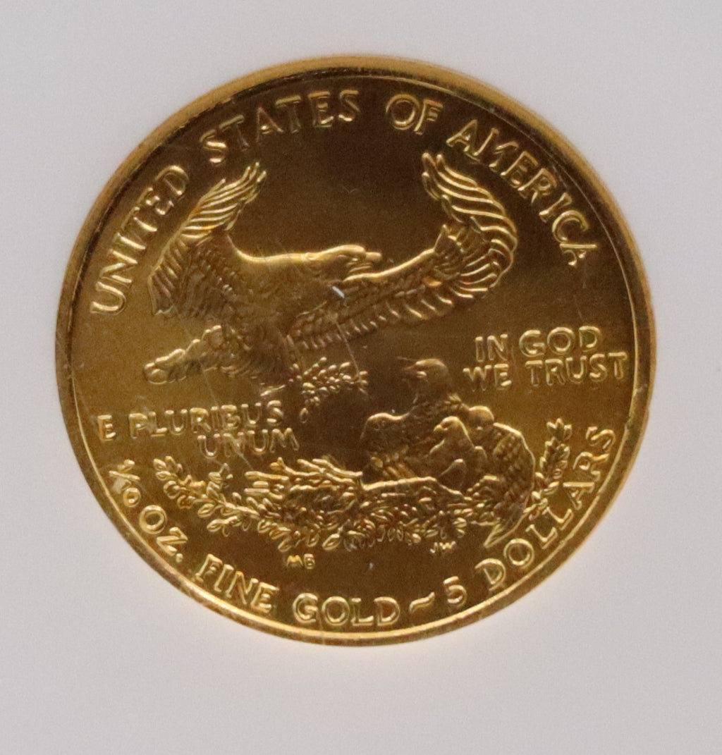 2001 $5 Gold Eagle NGC MS70