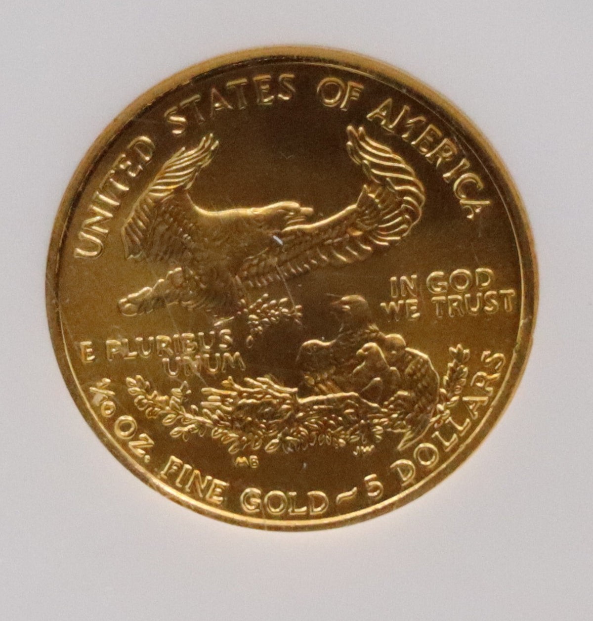 2001 $5 Gold Eagle NGC MS70