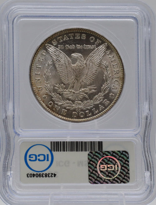 1881-CC Morgan Silver Dollar ICG MS63