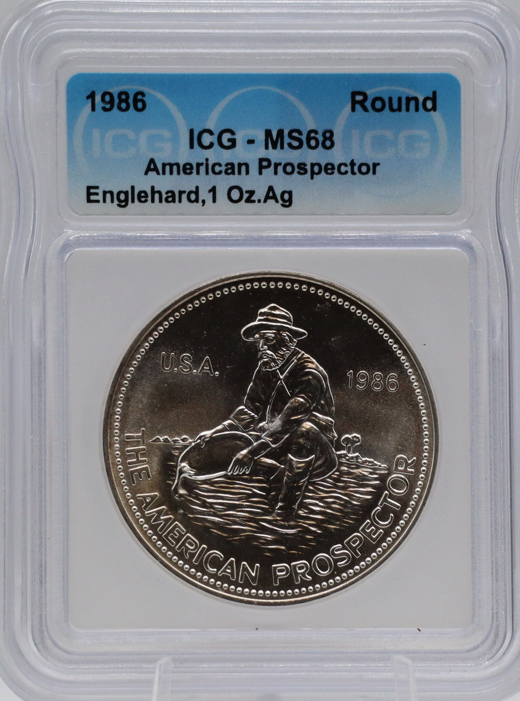 1986 Englehard American Prospector ICG MS68