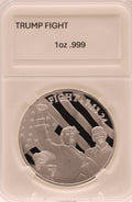 Trump Fight 1oz .999 Silver Round
