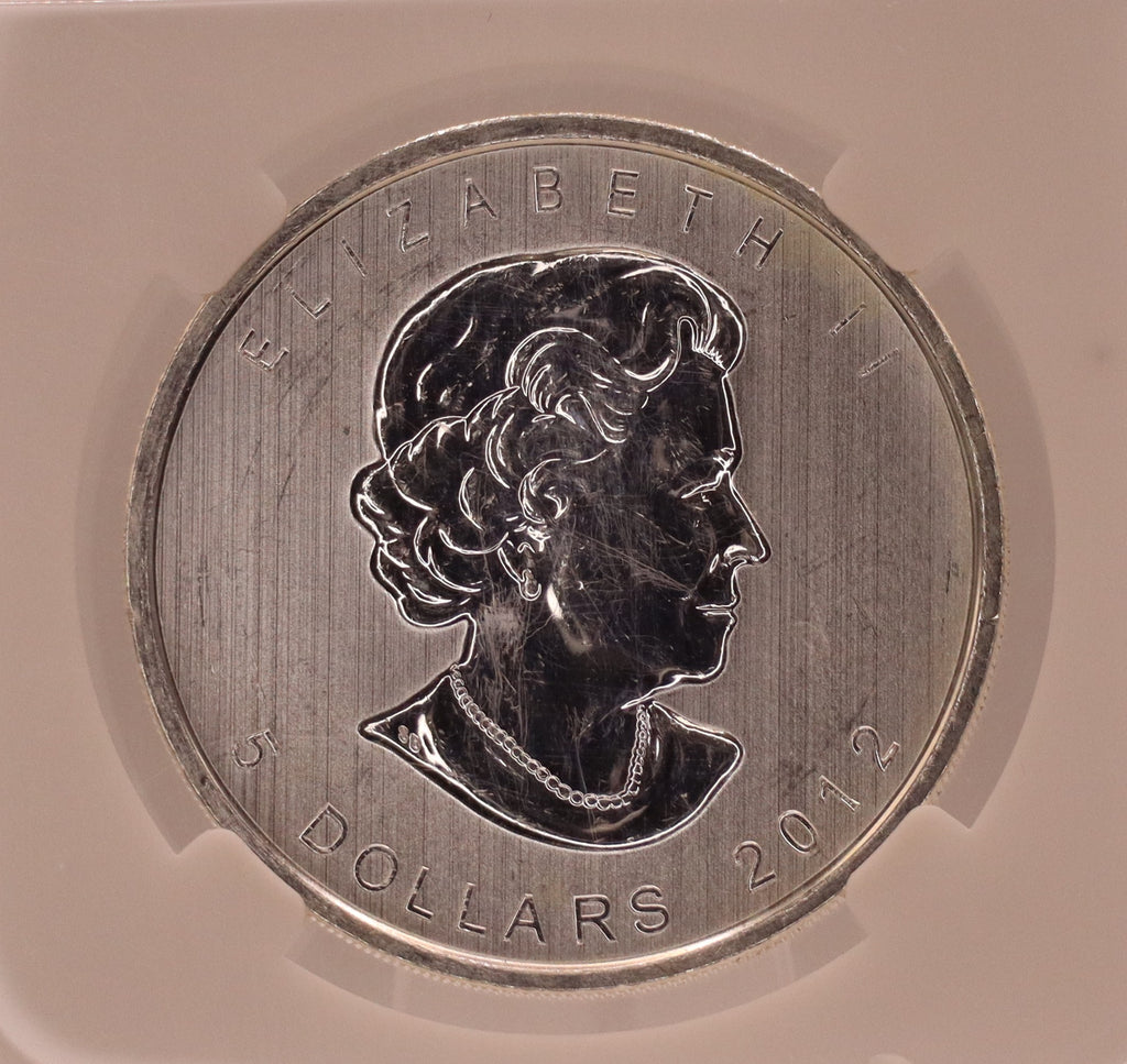2012 Maple Leaf 1oz Silver Round