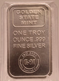 Golden State Mint 1oz Silver Bar .999 Fine Silver