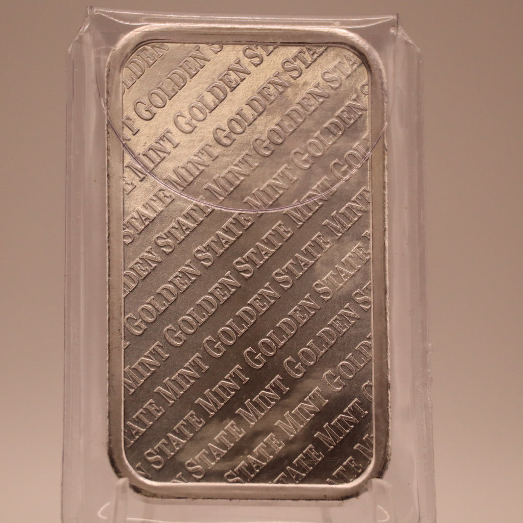 Golden State Mint 1oz Silver Bar .999 Fine Silver