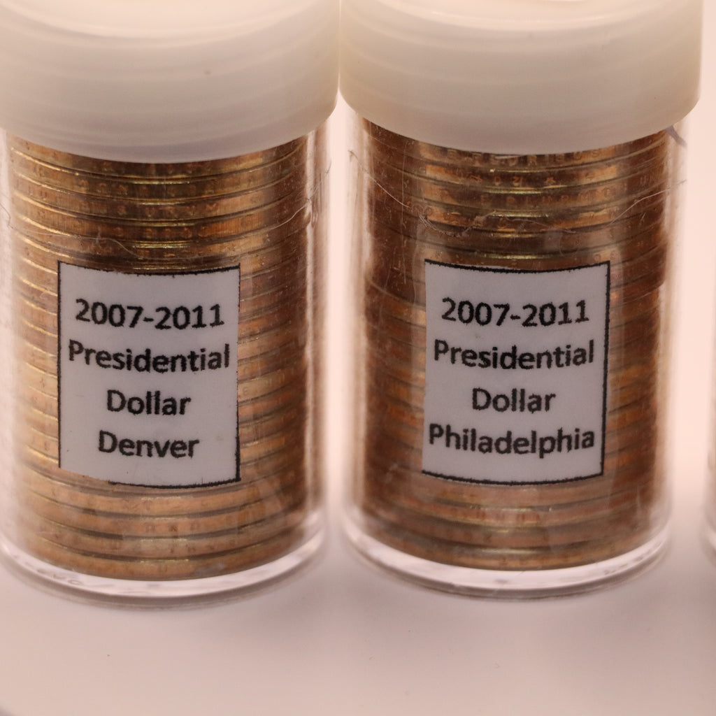 2007-2016 P+D Presidential Dollars Complete Set Unc. 80 Coins