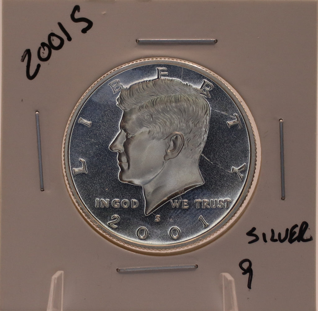 2001-S Kennedy Half Dollar Proof DCAM .9 Silver