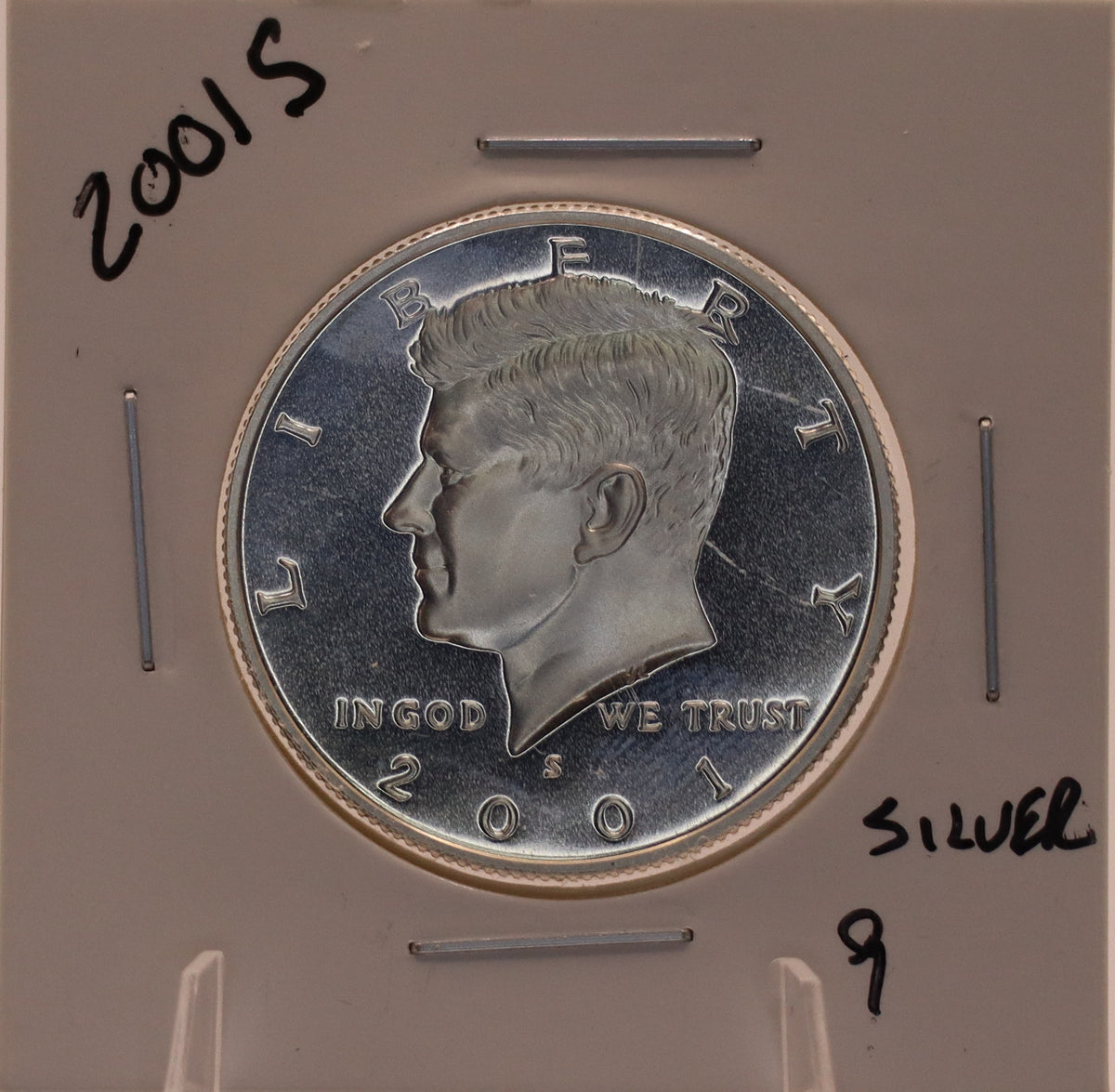 2001-S Kennedy Half Dollar Proof DCAM .9 Silver