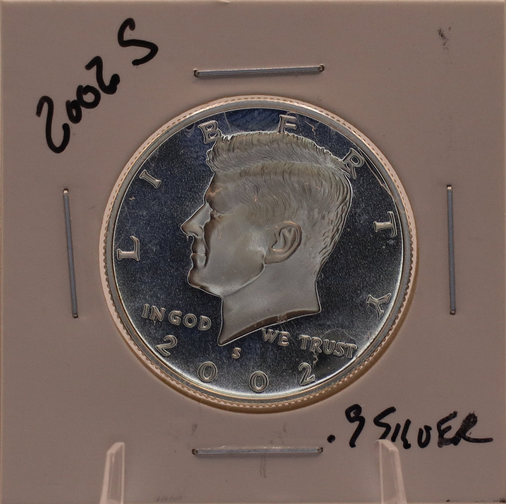 2002-S Kennedy Half Dollar Proof DCAM .9 Silver