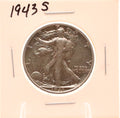 1943-S Walking Liberty Half Dollar